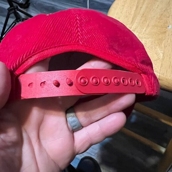 Alpo Red Corduroy SnapBack Hat - Picture 6 of 7